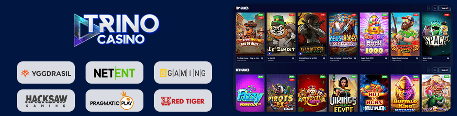 trino casino games and software