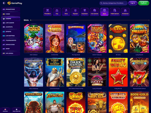 GeniePlay Casino software screenshot