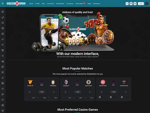 Global Bahis Casino website screenshot