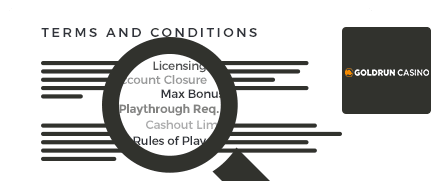 GoldRun Casino Terms