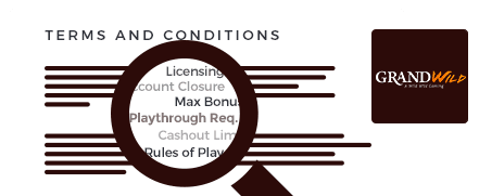 GrandWild Casino Terms