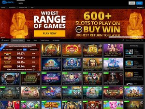 Hopa Slots website screenshot