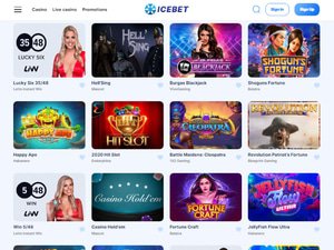 IceBet software screenshot