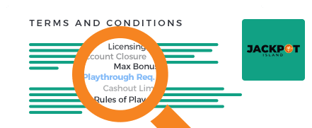 Jackpot Island Casino Terms