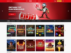 Jacks Casino website screenshot