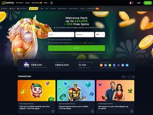 JeetCity Casino website screenshot