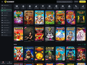 Kinbet Casino software screenshot