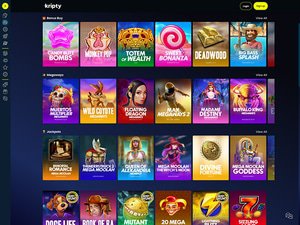 Kripty Casino software screenshot