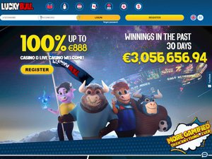 LuckyBull website screenshot