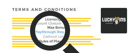 LuckyWins Casino Terms