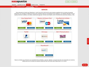 Marca Apuestas Casino cashier screenshot