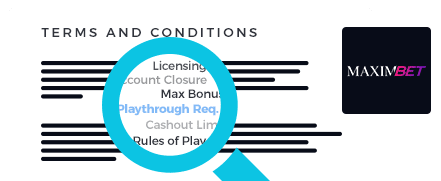 MaximBet Casino Terms