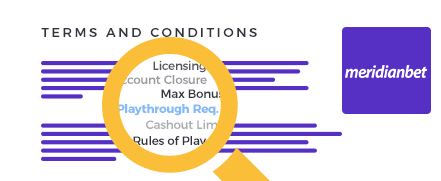 Meridian Bet Casino Terms