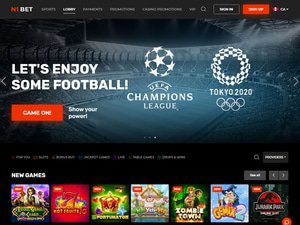 N1Bet website screenshot