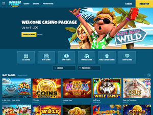 Nalu Casino website screenshot