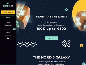 NordSlot website screenshot