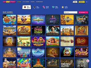 Oh My Zino Casino software screenshot