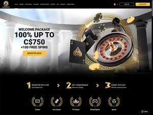 Olympusbet Casino website screenshot