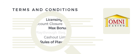 Omni Casino Terms