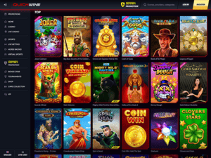 QuickWin Casino software screenshot