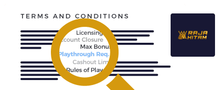 Rajahitam Casino Terms