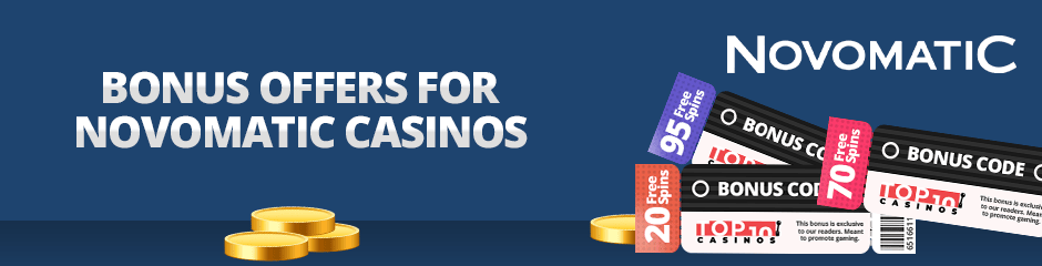 novomatic slots bonuses