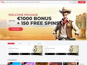 Realspin Casino website screenshot