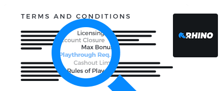 Rhino Casino Terms