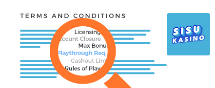 Sisu Casino Terms