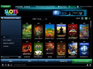 Slots Heaven software screenshot