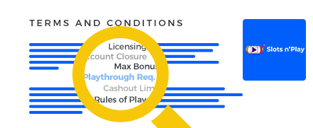 Slots n'Play Casino Terms