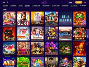 SpinSpirit Casino software screenshot