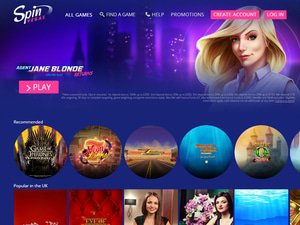 Spin Vegas website screenshot