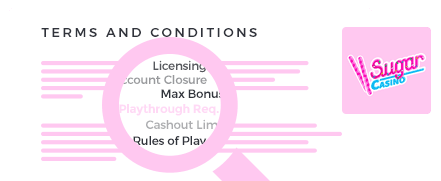 sugar casino top 10 terms and conditions