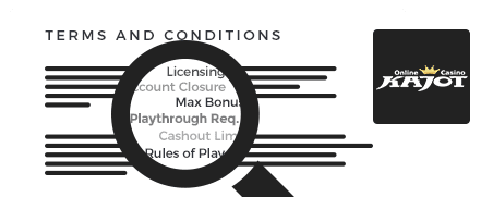 Kajot Casino top 10 terms and conditions