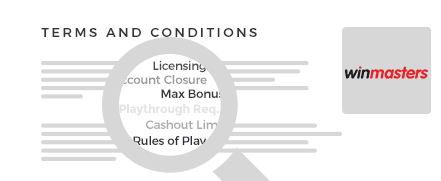 Winmasters Casino top 10 terms and conditions