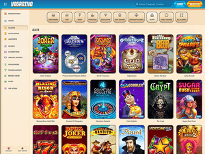 Vegasino Casino software screenshot