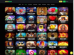 Velobet Casino software screenshot