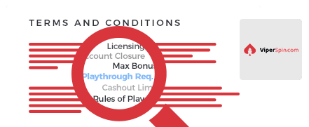 Viper Spin Casino Terms