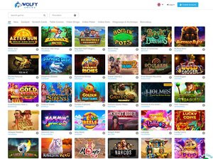 Wolfy Casino software screenshot