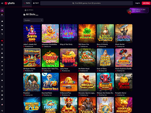 Ybets Casino software screenshot