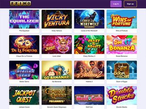 Zzino Casino software screenshot